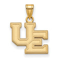 14k Gold LogoArt University of Evansville Purple Aces Small Pendant