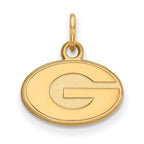 10k Gold LogoArt University of Georgia Letter G Extra Small Pendant