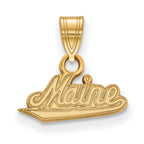 10k Gold LogoArt University of Maine Small Pendant
