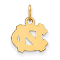 14k Gold LogoArt University of North Carolina N-C Extra Small Pendant