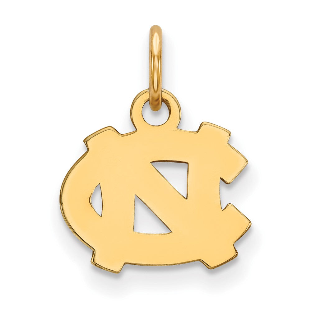 10k Gold LogoArt University of North Carolina N-C Extra Small Pendant
