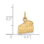10k Gold LogoArt University of New Hampshire Extra Small Pendant