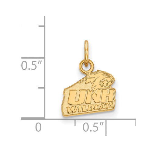 10k Gold LogoArt University of New Hampshire Extra Small Pendant