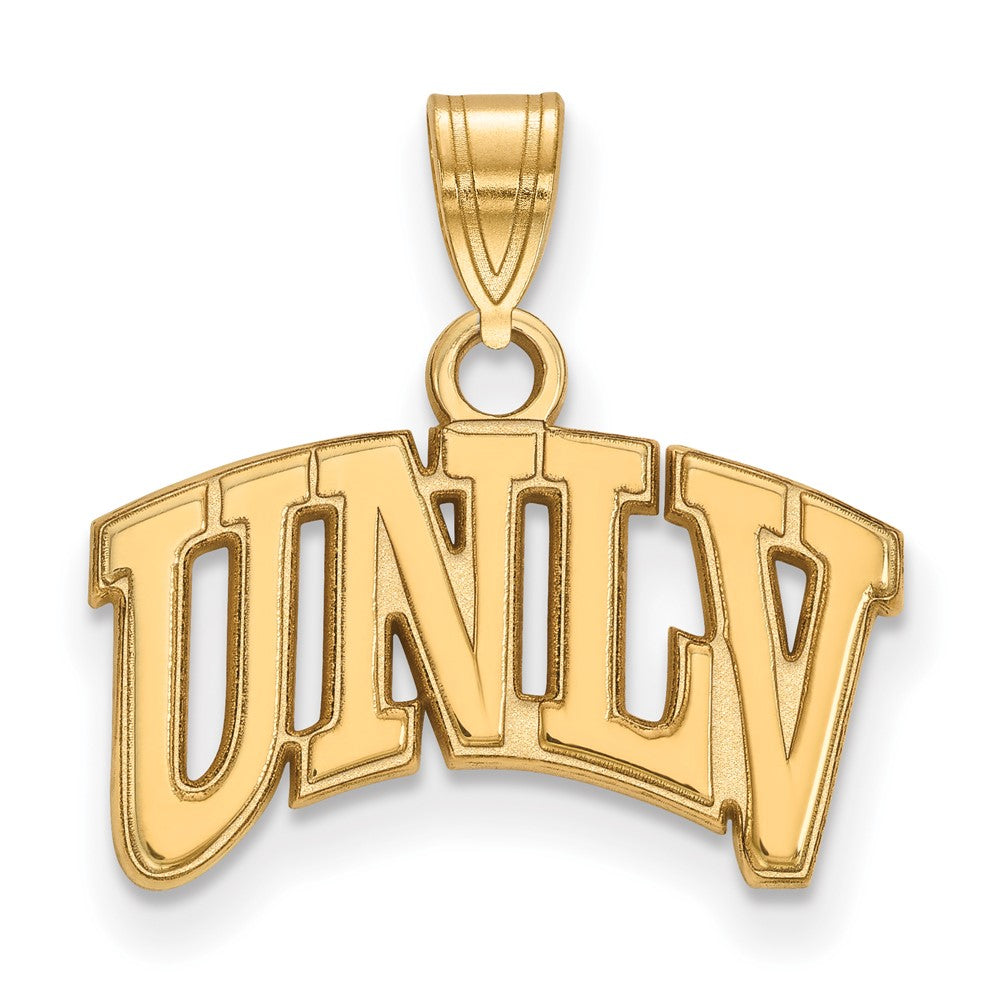 10k Gold LogoArt University of Nevada-Las Vegas U-N-L-V Small Pendant