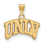 10k Gold LogoArt University of Nevada-Las Vegas U-N-L-V Small Pendant