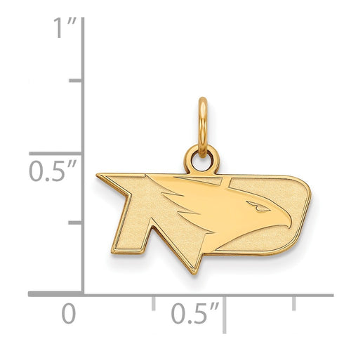 10k Gold LogoArt University of North Dakota Extra Small Pendant