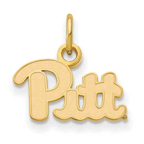 10k Gold LogoArt University of Pittsburgh Extra Small Pendant