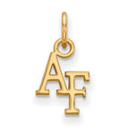 10k Gold LogoArt United States Air Force Academy A-F Extra Small Pendant