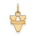 Sterling Silver Gold-plated LogoArt University of Virginia Extra Small Pendant