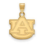 10k Gold LogoArt Auburn University A-U Small Pendant