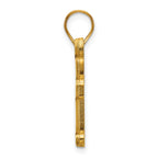 10k Gold LogoArt Baylor University Bears Small Pendant