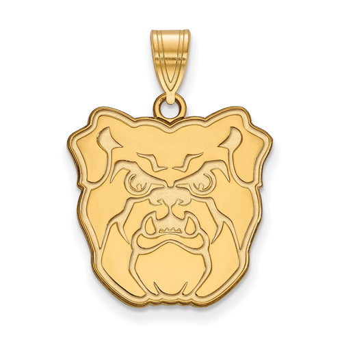 10k Gold LogoArt Butler University Bulldog Large Pendant