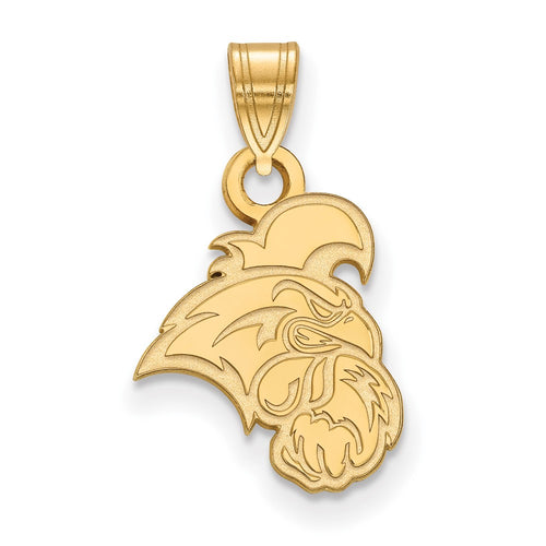 10k Gold LogoArt Coastal Carolina University Chanticleer Small Pendant
