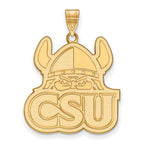 10k Gold LogoArt Cleveland State University Extra Large Pendant