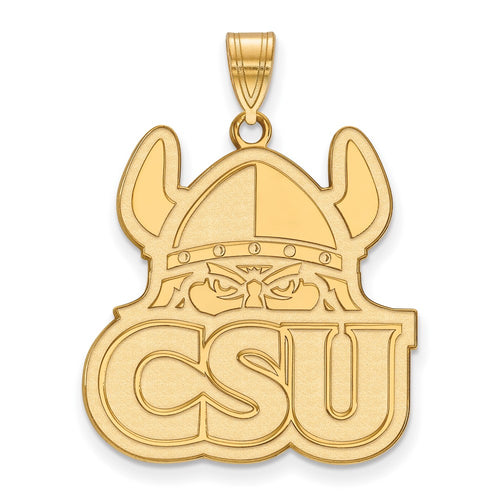 10k Gold LogoArt Cleveland State University Extra Large Pendant