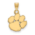 10k Gold LogoArt Clemson University Tiger Paw Small Pendant