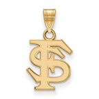10k Gold LogoArt Florida State University F-S Small Pendant