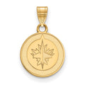 14k Gold NHL LogoArt Winnipeg Jets Small Pendant