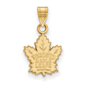 14k Gold NHL LogoArt Toronto Maple Leafs Small Pendant