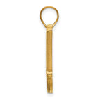 10k Gold LogoArt Oklahoma State University O-S-U Small Pendant