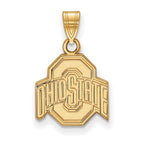 10k Gold LogoArt The Ohio State University Small Pendant