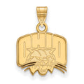 14k Gold LogoArt Ohio University Small Pendant