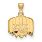 10k Gold LogoArt Ohio University Small Pendant