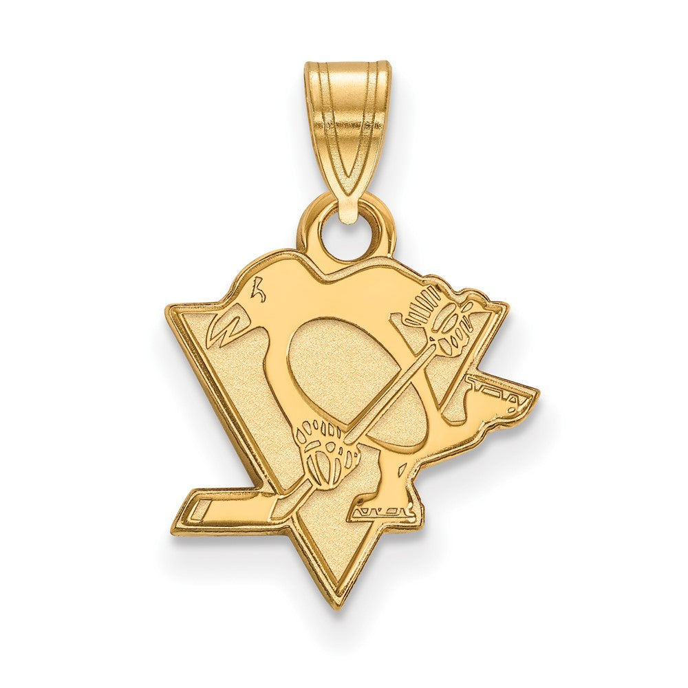14k Gold NHL LogoArt Pittsburgh Penguins Small Pendant