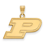 10k Gold LogoArt Purdue University Letter P Small Pendant