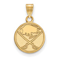 14k Gold NHL LogoArt Buffalo Sabres Small Pendant