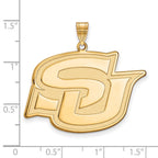 10k Gold LogoArt Southern University Jaguars Extra Large Pendant