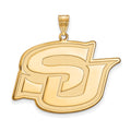 14k Gold LogoArt Southern University Jaguars Extra Large Pendant