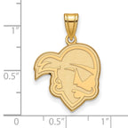 10k Gold LogoArt Seton Hall University Pirate Large Pendant