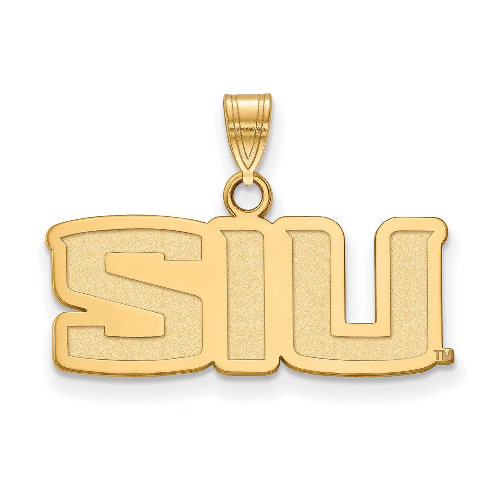 14k Gold LogoArt Southern Illinois University S-I-U Small Pendant