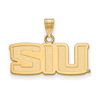 10k Gold LogoArt Southern Illinois University S-I-U Small Pendant