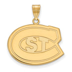 10k Gold LogoArt St. Cloud State University Large Pendant