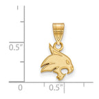 10k Gold LogoArt Texas State University Bobcat Small Pendant