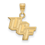 10k Gold LogoArt University of Central Florida U-C-F Small Pendant