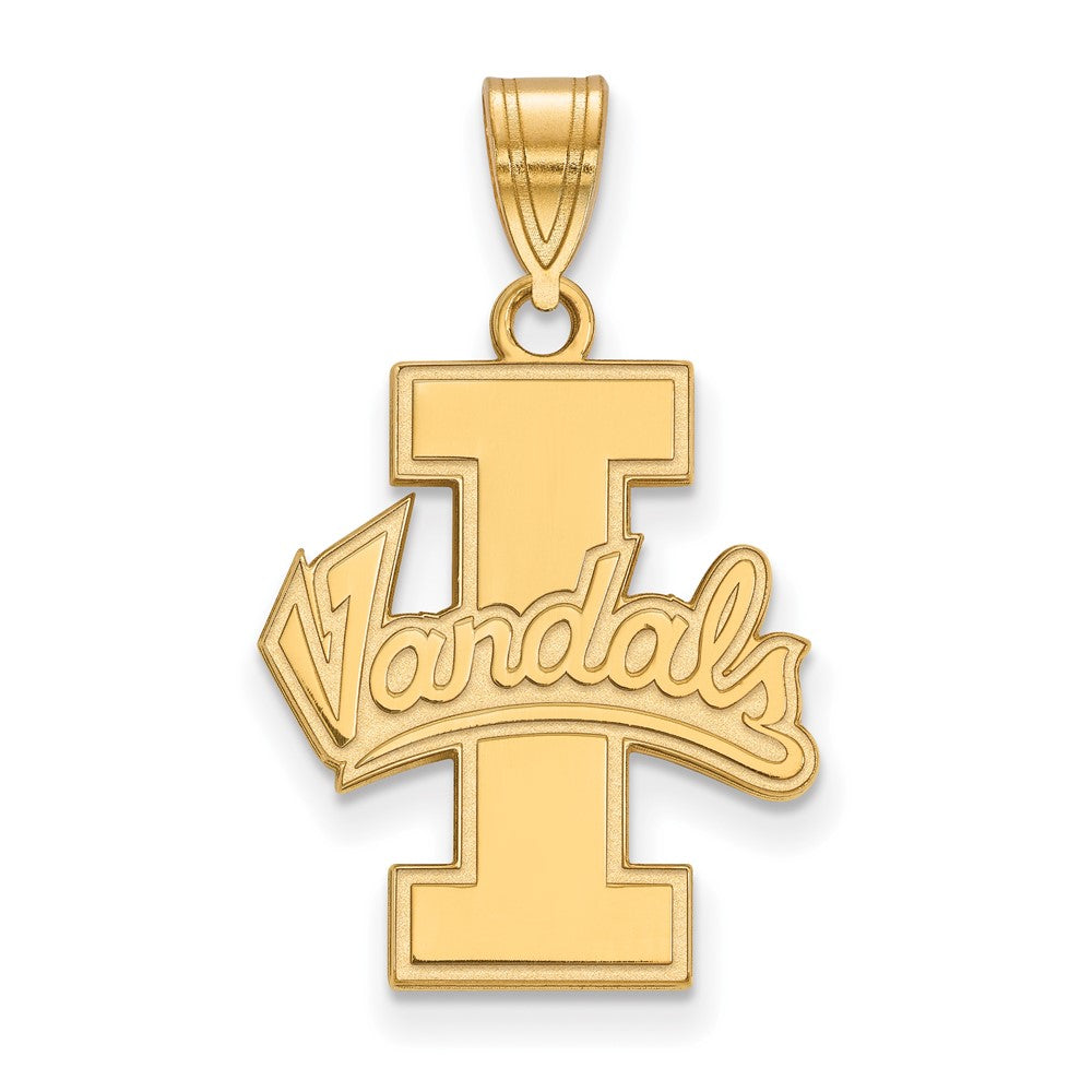 Sterling Silver Gold-plated LogoArt University of Idaho Vandals Large Pendant