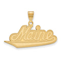 14k Gold LogoArt University of Maine Large Pendant