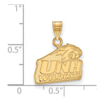 10k Gold LogoArt University of New Hampshire Small Pendant