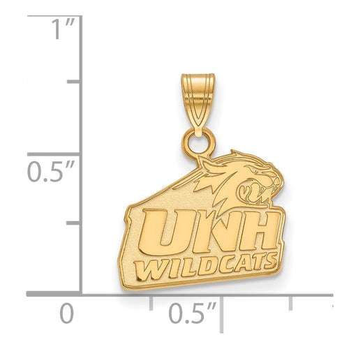 10k Gold LogoArt University of New Hampshire Small Pendant
