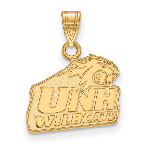 10k Gold LogoArt University of New Hampshire Small Pendant