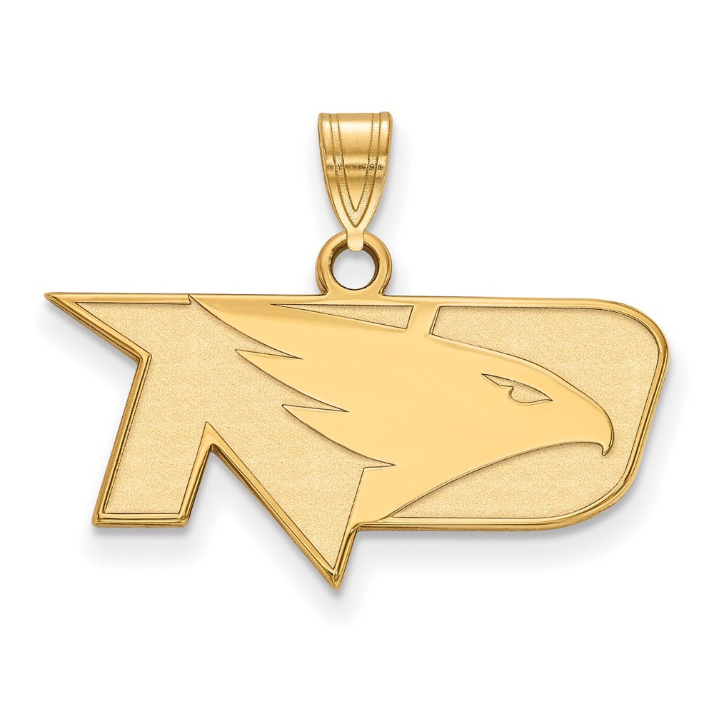 Sterling Silver Gold-plated LogoArt University of North Dakota Small Pendant