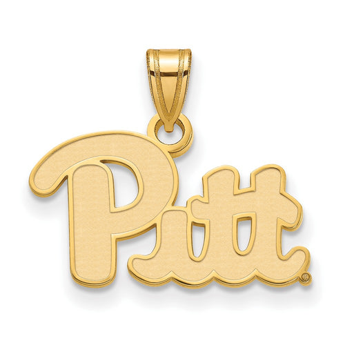 10k Gold LogoArt University of Pittsburgh Small Pendant