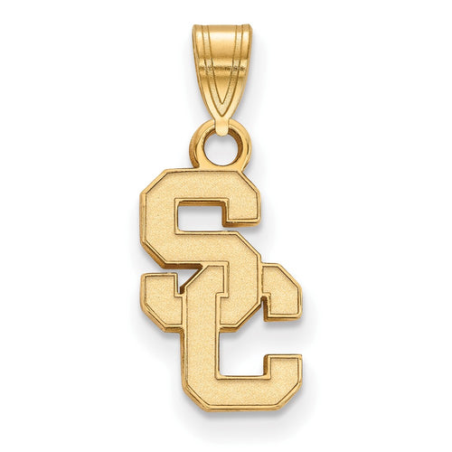 10k Gold University of Southern California S-C Small Pendant