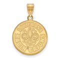 10k Gold LogoArt University of Louisiana at Lafayette Large Pendant