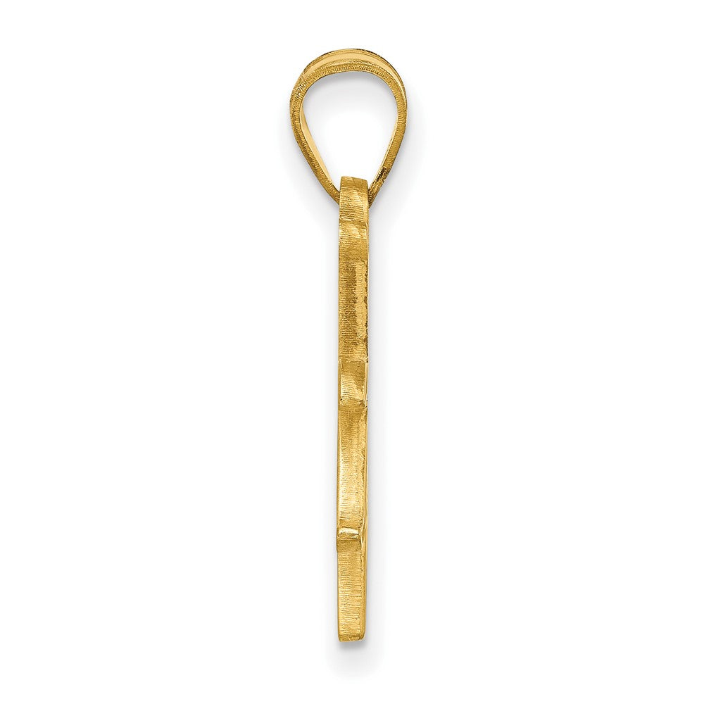 Sterling Silver Gold-plated LogoArt University of Tulsa Large Pendant