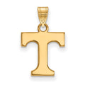 10k Gold LogoArt University of Tennessee Letter T Small Pendant