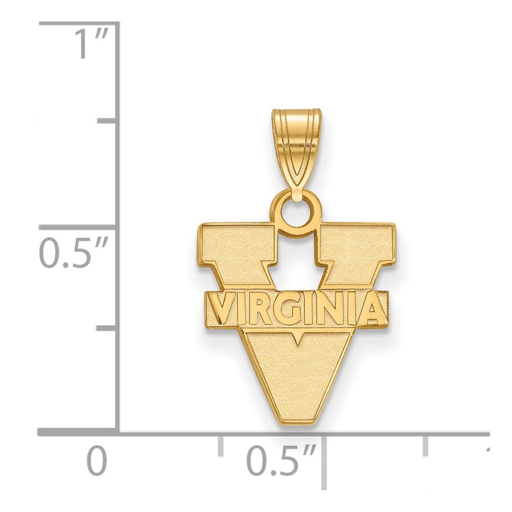10k Gold LogoArt University of Virginia Small Pendant